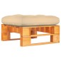 vidaXL Otomana de jardín de palets madera pino impregnada marrón miel vidaXL Otomana de jardín de palets madera pino impregnada marrón miel