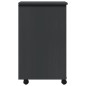 vidaXL Cajonera con ruedas MOSS madera maciza de pino gris vidaXL Cajonera con ruedas MOSS madera maciza de pino gris