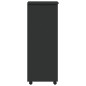 vidaXL Cajonera con ruedas MOSS madera maciza de pino gris vidaXL Cajonera con ruedas MOSS madera maciza de pino gris