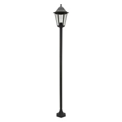 Smartwares Farola de jardín 60 W negra 175 cm CLAS5000.035