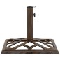 vidaXL Base de sombrilla de hierro fundido bronce 44x44x31 cm 