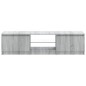 vidaXL Mueble para TV con luces LED gris Sonoma 140x40x35,5 cm