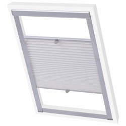 vidaXL Persiana plisada blanca UK08