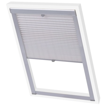 vidaXL Persiana plisada blanca UK08