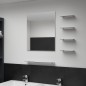vidaXL Espejo de pared con 5 estantes plateado 50x60 cm vidaXL Espejo de pared con 5 estantes plateado 50x60 cm