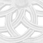 vidaXL Base de sombrilla de hierro fundido blanco 44x44x31 cm vidaXL Base de sombrilla de hierro fundido blanco 44x44x31 cm