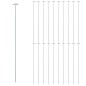 vidaXL Tutores para plantas de jardín 20 unidades acero negro 91 cm vidaXL Tutores para plantas de jardín 20 unidades acero negro 91 cm