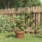 vidaXL Soportes plantas jardín con 3 anillas 5 uds acero verde 60 cm vidaXL Soportes plantas jardín con 3 anillas 5 uds acero verde 60 cm