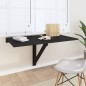 vidaXL Mesa de pared plegable madera contrachapada negra 100x60x56 cm vidaXL Mesa de pared plegable madera contrachapada negra 100x60x56 cm