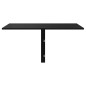 vidaXL Mesa de pared plegable madera contrachapada negra 100x60x56 cm vidaXL Mesa de pared plegable madera contrachapada negra 100x60x56 cm