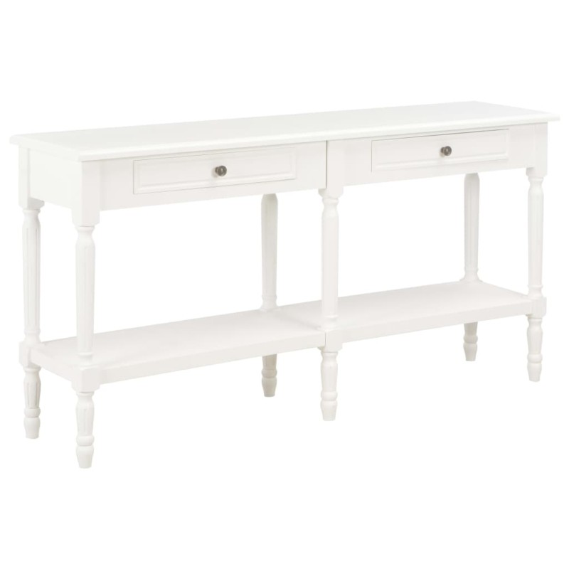 vidaXL Aparador de madera maciza blanco 150x35x77 cm vidaXL Aparador de madera maciza blanco 150x35x77 cm