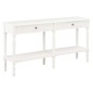 vidaXL Aparador de madera maciza blanco 150x35x77 cm vidaXL Aparador de madera maciza blanco 150x35x77 cm