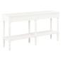 vidaXL Aparador de madera maciza blanco 150x35x77 cm vidaXL Aparador de madera maciza blanco 150x35x77 cm