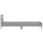 vidaXL Cama con cabecero madera de ingeniería gris Sonoma 100x200 cm vidaXL Cama con cabecero madera de ingeniería gris Sonoma 100x200 cm