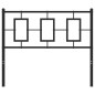 vidaXL Cabecero de metal negro 100 cm