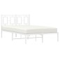 vidaXL Estructura de cama de metal con cabecero blanca 120x190 cm vidaXL Estructura de cama de metal con cabecero blanca 120x190 cm