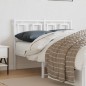 vidaXL Cabecero de metal blanco 120 cm vidaXL Cabecero de metal blanco 120 cm