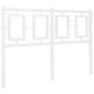 vidaXL Cabecero de metal blanco 120 cm vidaXL Cabecero de metal blanco 120 cm