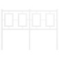 vidaXL Cabecero de metal blanco 120 cm vidaXL Cabecero de metal blanco 120 cm