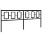 vidaXL Cabecero de metal negro 200 cm vidaXL Cabecero de metal negro 200 cm