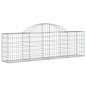 vidaXL Cestas de gaviones 11 uds forma de arco hierro 200x30x60/80 cm vidaXL Cestas de gaviones 11 uds forma de arco hierro 200x30x60/80 cm