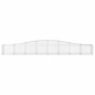 vidaXL Cestas de gaviones 4 uds forma de arco hierro 400x50x40/60 cm vidaXL Cestas de gaviones 4 uds forma de arco hierro 400x50x40/60 cm