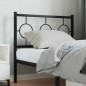 vidaXL Cabecero de metal negro 90 cm vidaXL Cabecero de metal negro 90 cm