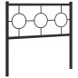vidaXL Cabecero de metal negro 90 cm vidaXL Cabecero de metal negro 90 cm