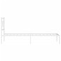 vidaXL Estructura de cama de metal con cabecero blanco 90x200 cm vidaXL Estructura de cama de metal con cabecero blanco 90x200 cm