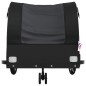 vidaXL Remolque para bicicleta hierro negro 30 kg vidaXL Remolque para bicicleta hierro negro 30 kg