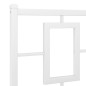 vidaXL Cabecero de metal blanco 200 cm vidaXL Cabecero de metal blanco 200 cm