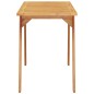 vidaXL Mesa de comedor de jardín madera maciza de acacia 110x56x75 cm vidaXL Mesa de comedor de jardín madera maciza de acacia 110x56x75 cm