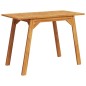 vidaXL Mesa de comedor de jardín madera maciza de acacia 110x56x75 cm vidaXL Mesa de comedor de jardín madera maciza de acacia 110x56x75 cm