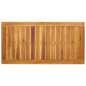 vidaXL Mesa de comedor de jardín madera maciza de acacia 110x56x75 cm vidaXL Mesa de comedor de jardín madera maciza de acacia 110x56x75 cm