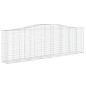 vidaXL Cestas de gaviones 4 uds forma de arco hierro 400x50x120/140 cm vidaXL Cestas de gaviones 4 uds forma de arco hierro 400x50x120/140 cm