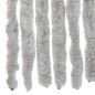 vidaXL Cortina antimoscas chenilla gris 90x200 cm vidaXL Cortina antimoscas chenilla gris 90x200 cm