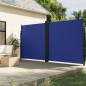 vidaXL Toldo lateral retráctil azul 220x1000 cm vidaXL Toldo lateral retráctil azul 220x1000 cm