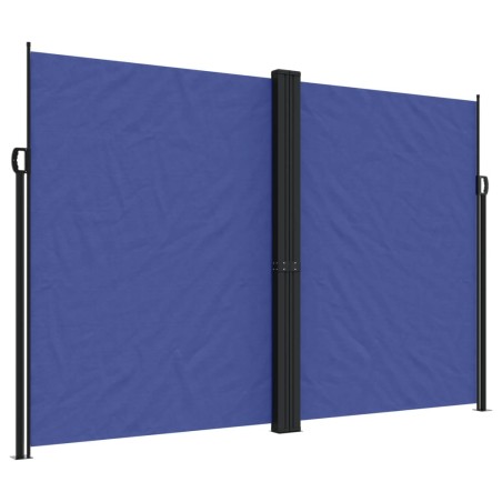 vidaXL Toldo lateral retráctil azul 220x1000 cm
