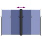 vidaXL Toldo lateral retráctil azul 220x1000 cm vidaXL Toldo lateral retráctil azul 220x1000 cm
