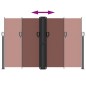 vidaXL Toldo lateral retráctil marrón 160x1200 cm vidaXL Toldo lateral retráctil marrón 160x1200 cm