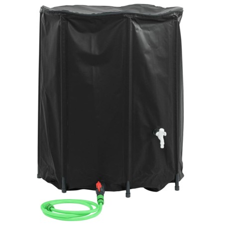 vidaXL Depósito de agua plegable con grifo PVC 1250 l