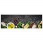 vidaXL Alfombra de cocina lavable terciopelo dibujo especias 60x180 cm vidaXL Alfombra de cocina lavable terciopelo dibujo especias 60x180 cm