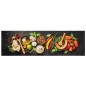 vidaXL Alfombra de cocina lavable terciopelo dibujo especias 45x150 cm vidaXL Alfombra de cocina lavable terciopelo dibujo especias 45x150 cm
