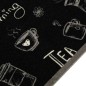vidaXL Alfombra de cocina lavable terciopelo negro Morning 45x150 cm vidaXL Alfombra de cocina lavable terciopelo negro Morning 45x150 cm
