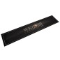 vidaXL Alfombra de cocina lavable terciopelo texto café 60x300 cm vidaXL Alfombra de cocina lavable terciopelo texto café 60x300 cm