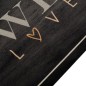 vidaXL Alfombra de cocina lavable terciopelo texto café 60x300 cm vidaXL Alfombra de cocina lavable terciopelo texto café 60x300 cm
