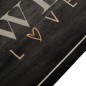 vidaXL Alfombra de cocina lavable terciopelo texto café 45x150 cm