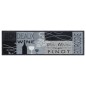 vidaXL Alfombra de cocina lavable terciopelo gris Wine 45x150 cm