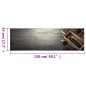 vidaXL Alfombra de cocina lavable terciopelo botella de vino 45x150 cm vidaXL Alfombra de cocina lavable terciopelo botella de vino 45x150 cm
