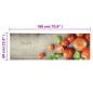 vidaXL Alfombra de cocina lavable terciopelo tomates 60x180 cm vidaXL Alfombra de cocina lavable terciopelo tomates 60x180 cm